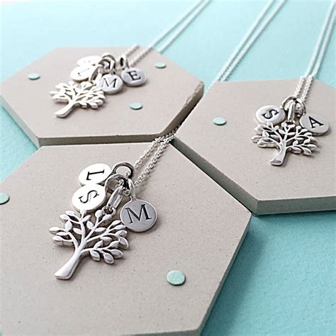 Silver Family Tree Necklace By Sophie Jones Jewellery