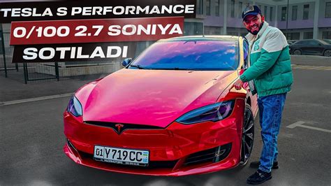 Tesla model s performance Sotiladi - YouTube