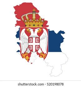 Map Flag Serbia Stroke Vector Isolated Stock Vector (Royalty Free) 2224649101 | Shutterstock