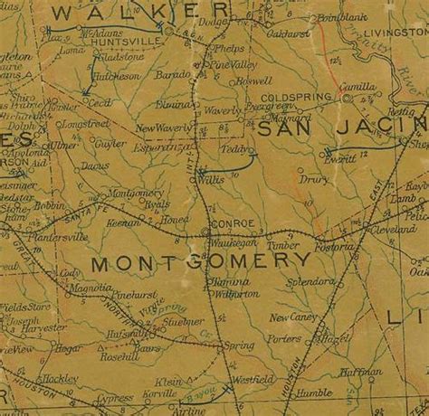 Map Of Montgomery County Texas - Maping Resources