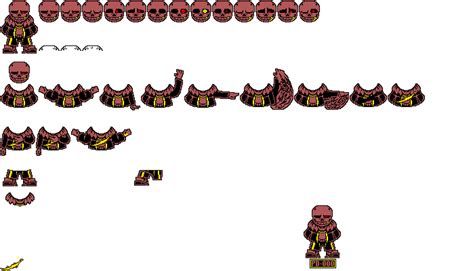 Underfell Sans sprite sheet by PhantomDestroyer000 on DeviantArt