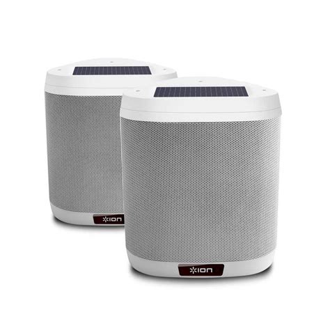 Ion Audio Keystone Pair Mountable Outdoor Bluetooth Speakers-KEYSTONEPXUS - The Home Depot