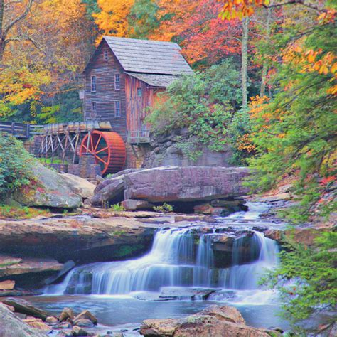 Babcock State Park in West Virginia on allRGB