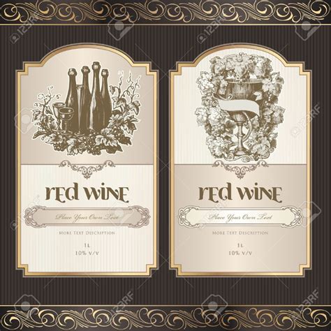 Free Wine Bottle Label Template Microsoft Word