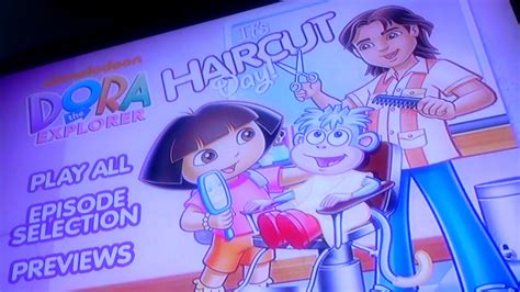 DORA the EXPLORER- It's HAIRCUT Day! - YouTube