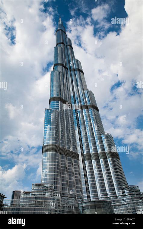 Burj Khalifa in Dubai, the world's highest building as of 2014 Stock ...