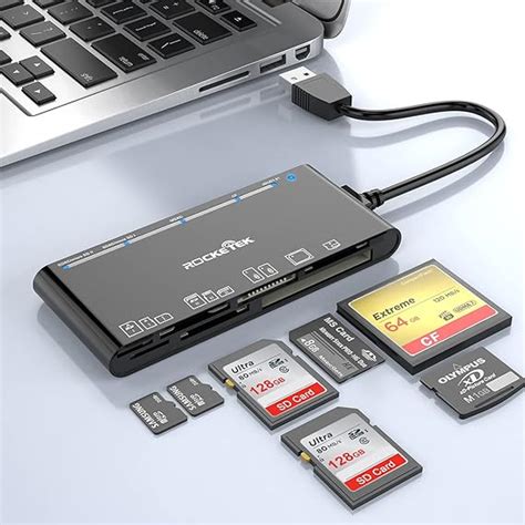 Amazon.com: Rocketek 7-IN-1 Multi Card Reader, USB 3.0 Memory Card Reader for SD/SDXC/SDHC/Micro ...