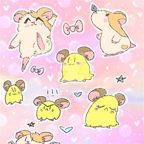 [ hamtaro ! (and penelope) ] by pyrorinn on DeviantArt