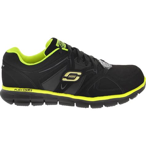 Skechers Work Synergy Ekron | Mens Alloy Toe Work Shoes | Rogan's Shoes