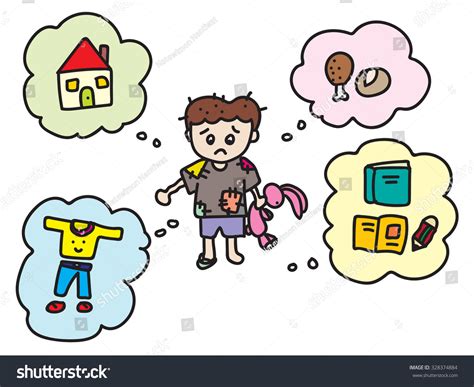 Children Poverty Clipart