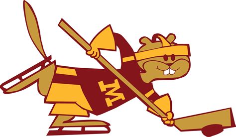 Minnesota Golden Gophers Mascot Logo | Hockey logos, Minnesota golden ...