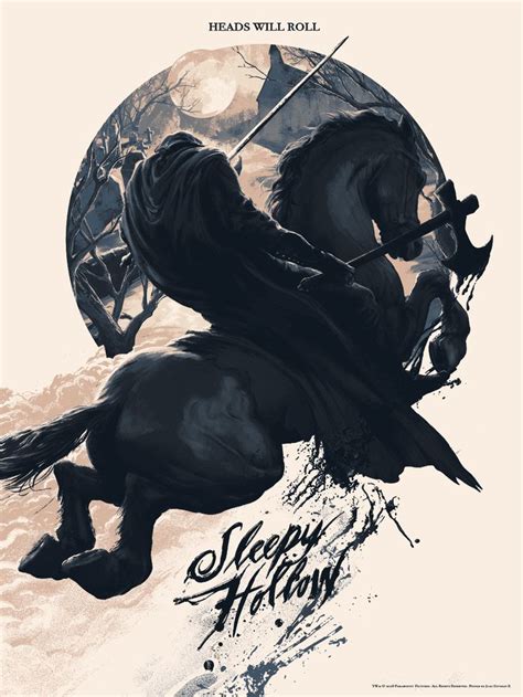 Sleepy Hollow Limited Edition screen print by Alternative Movie Posters | Horror movie art ...