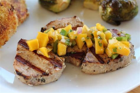 Grilled Ono with Mango Salsa