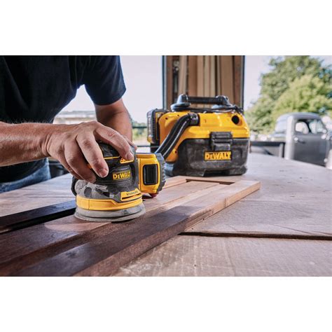 DEWALT Cordless Sander: 20 V Volt, 5 in Size, 5 in Max. Wheel Dia ...