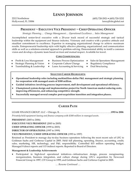 Resume Examples Executive - Resume Samples