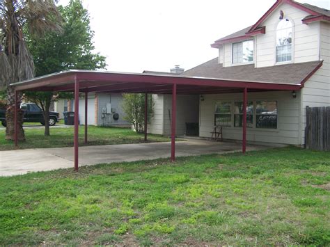 Custom Metal Carport And Porch Addition South San Antonio - Carport Patio Covers Awnings San ...