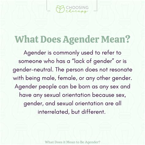 What Is Agender?