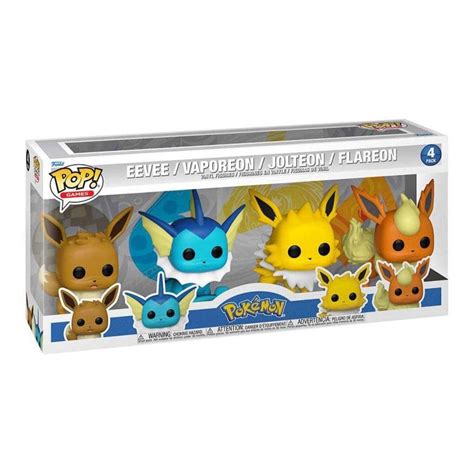 Buy Funko Pop! Pokemon - Ultimate 4-Pack Eevee, Vaporeon, Jolteon, Flareon Online at ...