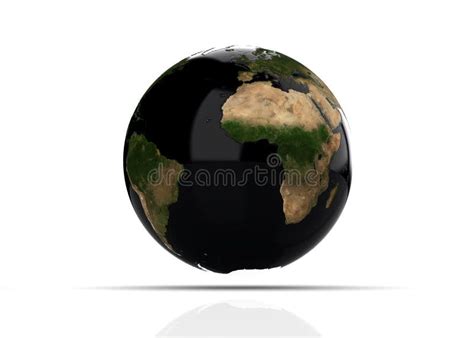 A Colourful 3d Rendered Earth Stock Illustration - Illustration of galaxy, astrophotography ...