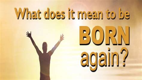 Born Again - Jesus Christian