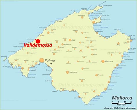 Valldemossa Map | Mallorca, Spain | Detailed Maps of Valldemossa