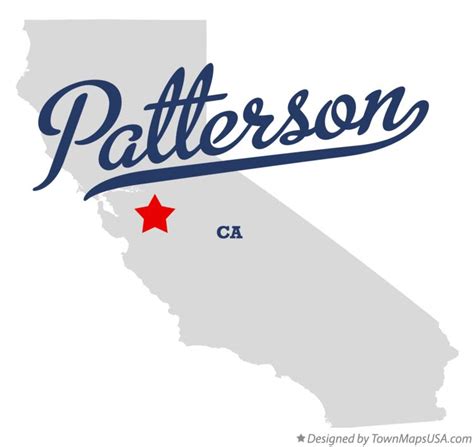 Map of Patterson, CA, California