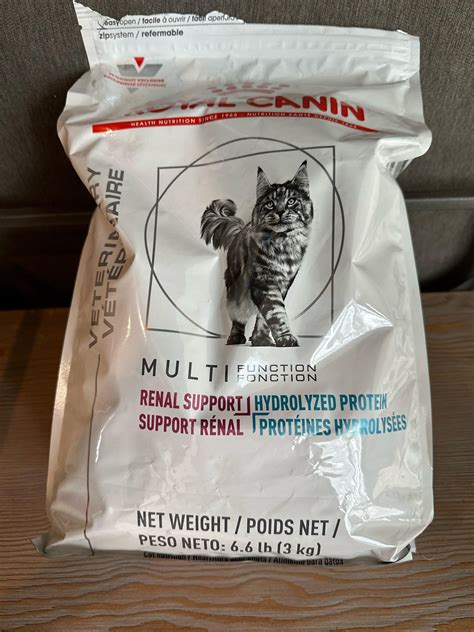 Royal Canin multifunction renal support + hydrolyzed protein dry cat food : r/catfood