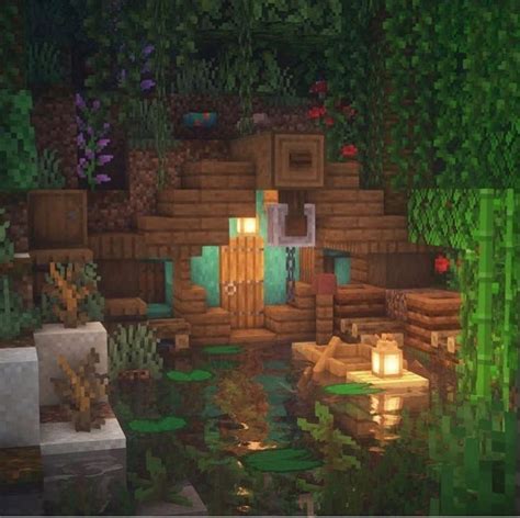 Swamp house | Minecraft crafts, Minecraft designs, Amazing minecraft