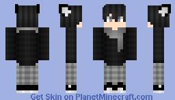 Wolf Boy Black ThunderX Minecraft Skin