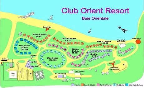 Resort Map | Club Orient | Saint Martin