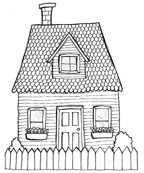 Brick House Drawing at GetDrawings | Free download