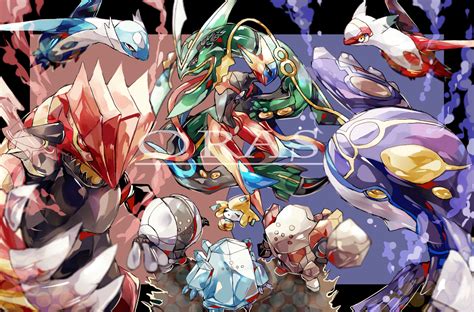 Pokemon Rayquaza Groudon Kyogre