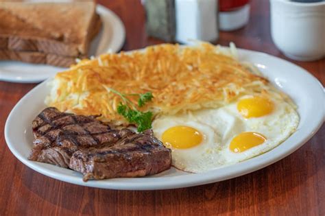 Top Sirloin Steak & Eggs - Breakfast - Corky's Kitchen and Bakery - American Restaurant in CA