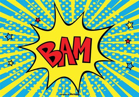 BAM Comic Style Background Illustration - Download Free Vector Art, Stock Graphics & Images