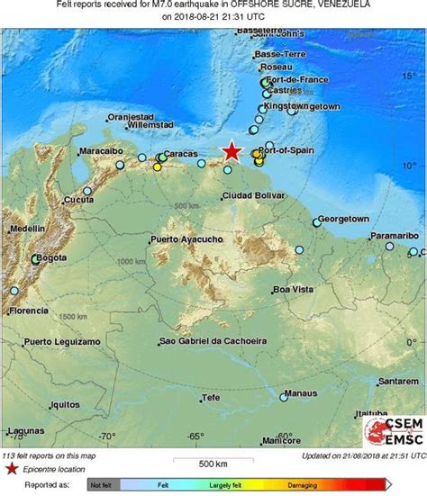 Powerful 7.3 Earthquake Strikes Coast Of Venezuela | Zero Hedge