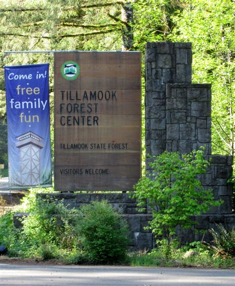 Tillamook State Forest Blog: Visitor Center