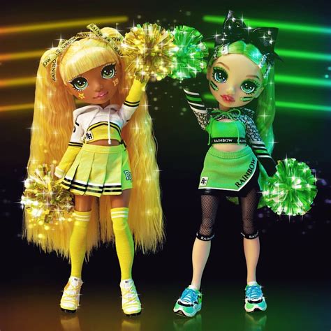 Rainbow High on Instagram: “Put your pom poms up for Sunny and Jade! Find Rainbow High Cheer ...