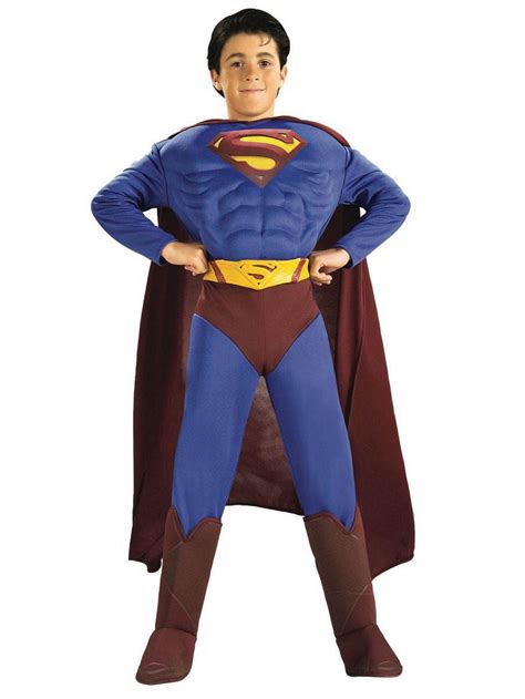 Superman Returns Deluxe Muscle Chest Child Costume - Walmart.com - Walmart.com