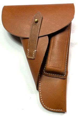 BROWNING 9MM HIGH POWER PISTOL HOLSTER-LIGHT BROWN LEATHER | Man The Line