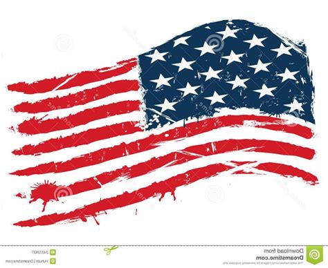 Tattered American Flag Vector at GetDrawings | Free download