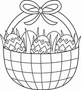 Easter Basket Printable Coloring Pages sketch template