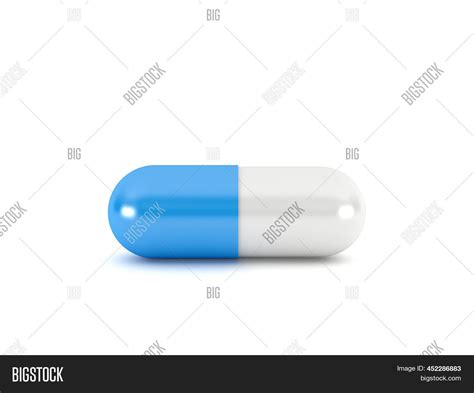 Blue Pill Capsule Image & Photo (Free Trial) | Bigstock