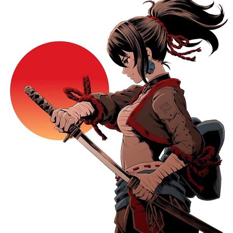 I drew @joshcorpuzart ‘s original character Aria! | Samurai art, Samurai artwork, Concept art ...