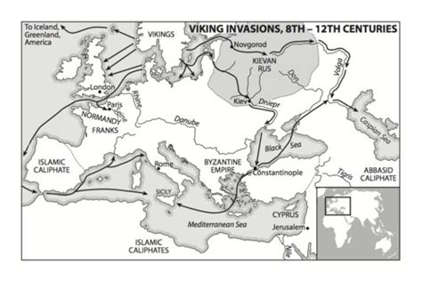 Viking Invasion Routes