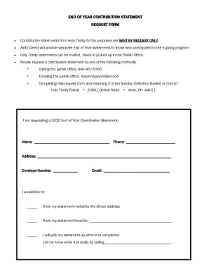 Giving Statement Template - Fill Online, Printable, Fillable, Blank | pdfFiller