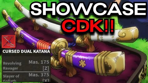 SHOWCASE CURSED DUAL KATANA! ''CDK'' BLOX FRUITS!! - YouTube