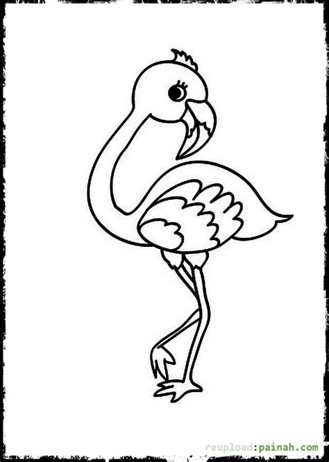 Flamingo Cartoon Drawing | Free download on ClipArtMag