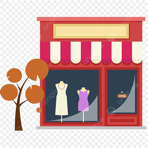 Clothe Shop Clipart Transparent PNG Hd, Clothes Shop Vector Design ...