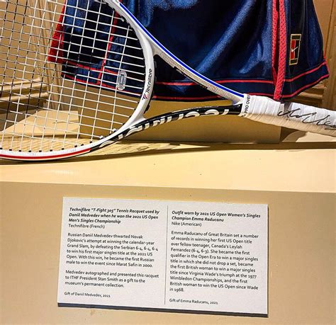 2021 US Open Champions Donate Artifacts to the International Tennis ...