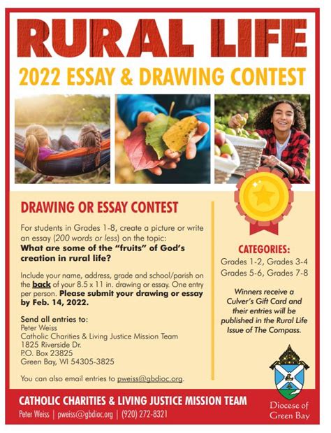 Rural Life – 2022 Essay & Drawing Contest – St. John Nepomucene Catholic Community